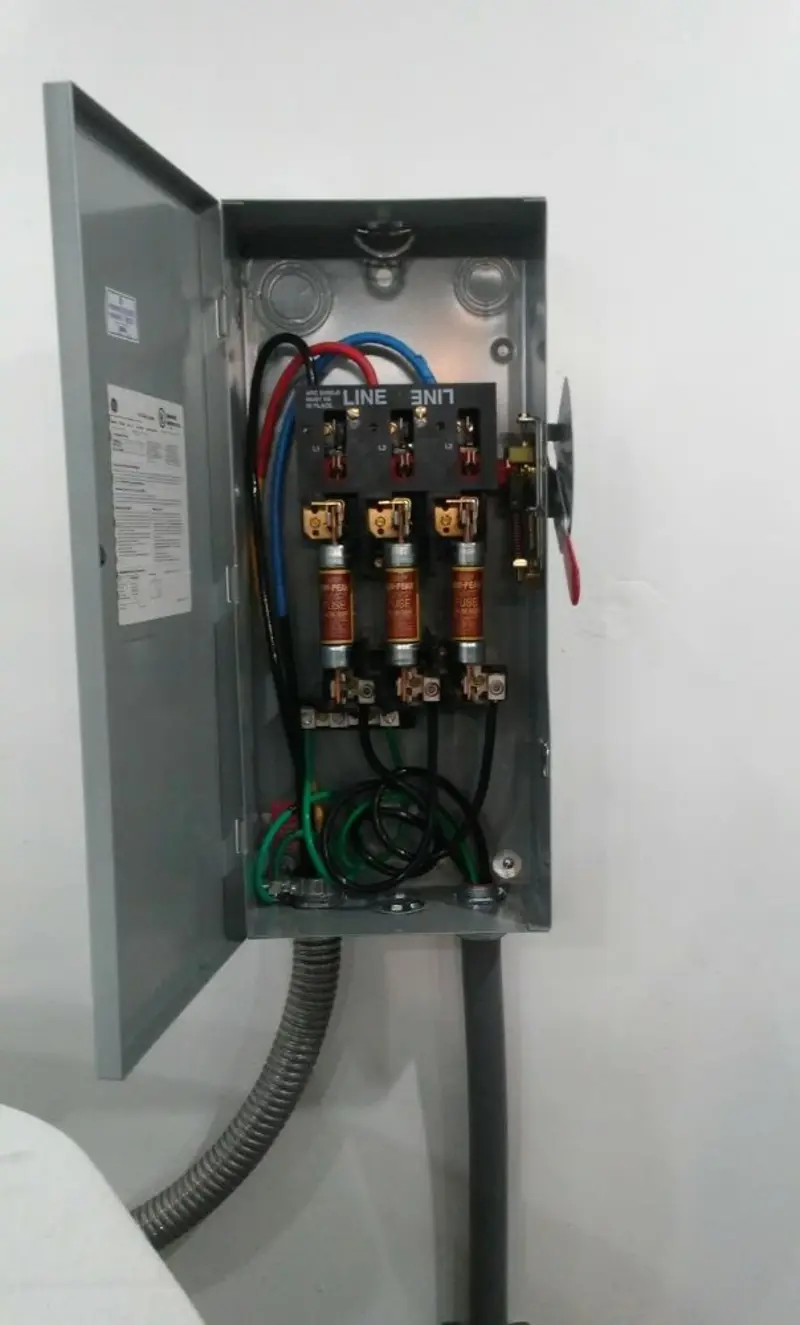 Three-phase disconnect switch installed for Electrical Wiring & Rewiring in Vestal